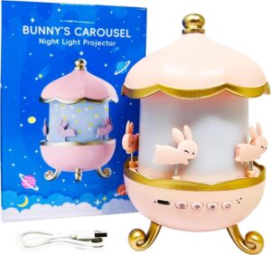 Cartoon Music Spinning Rabbit Projector