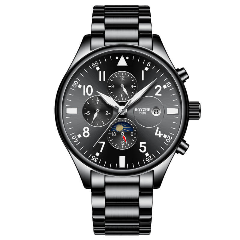 Automatic Mechanical Watch Steel Belt