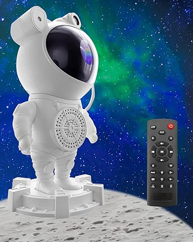 Astronaut Projector – Galaxy Light with Remote Control 🌌✨