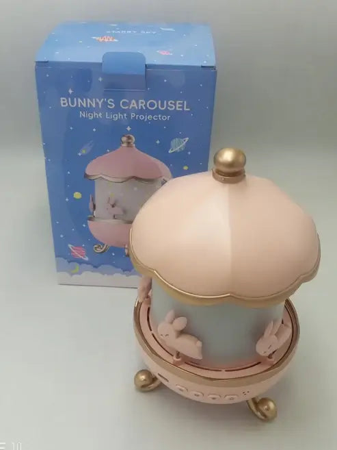 Cartoon Music Spinning Rabbit Projector