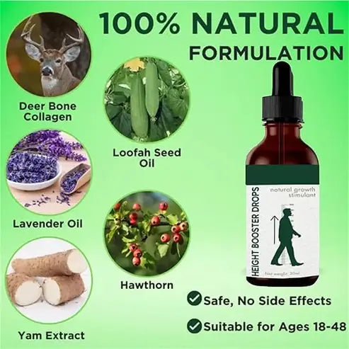 Height Booster Drops – Grow Taller Naturally