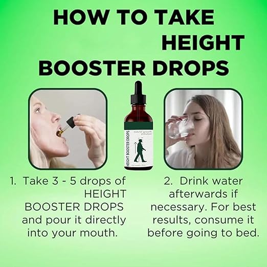 Height Booster Drops – Grow Taller Naturally