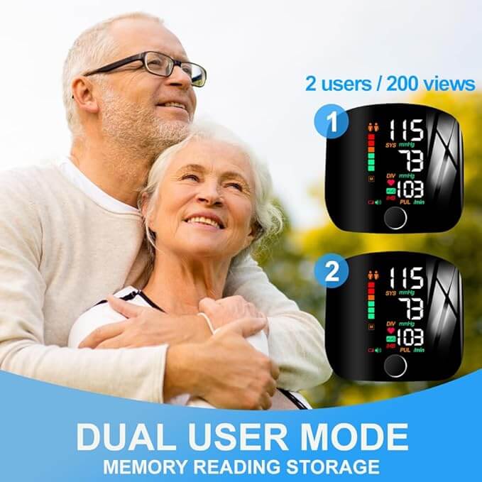 Rechargeable Wrist Blood Pressure Monitor