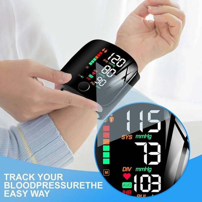 Rechargeable Wrist Blood Pressure Monitor